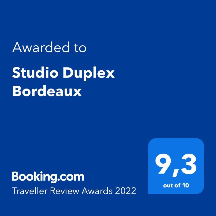 Studio En Duplex-Aircon-Terrasse-Parking-Calme Burdeos Exterior foto